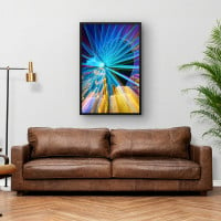 Quadro Decorativo Roda Gigante Iluminada