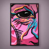 Quadro Decorativo Street Art Abstrata I