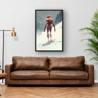 Quadro Decorativo Robô na Neve