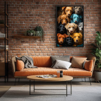 Quadro Decorativo Puppies