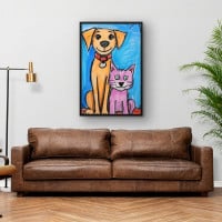 Quadro Decorativo Buddys