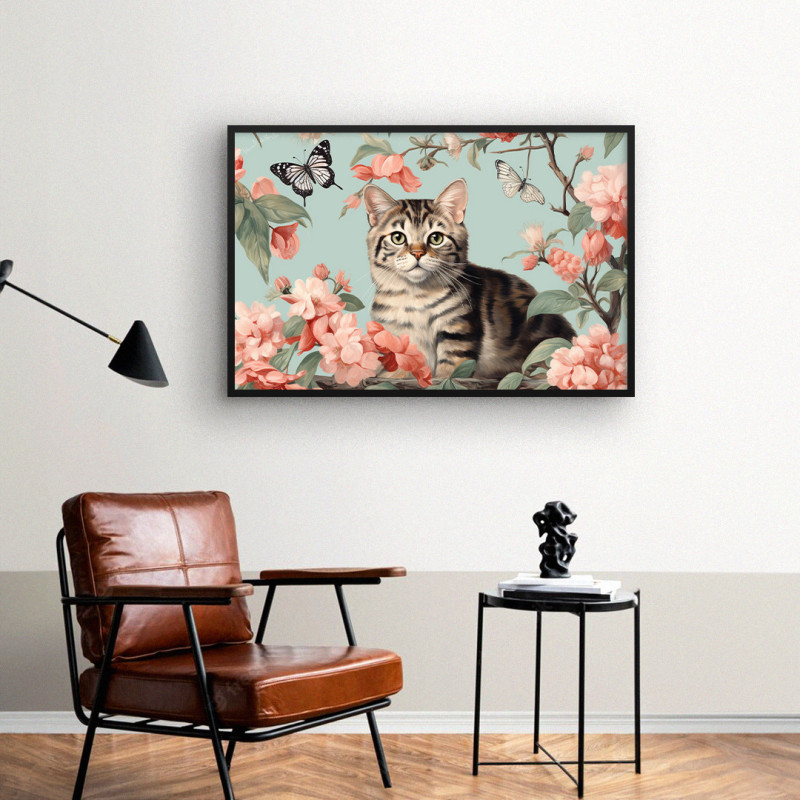 Quadro Decorativo Sweet Cat