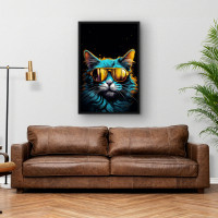 Quadro Decorativo Cool Cat