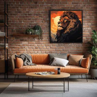 Quadro Decorativo Mufasa