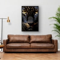 Quadro Decorativo Close na Onça