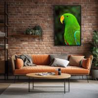 Quadro Decorativo Papagaio de Perfil