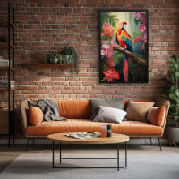 Quadro Decorativo Arara-vermelha