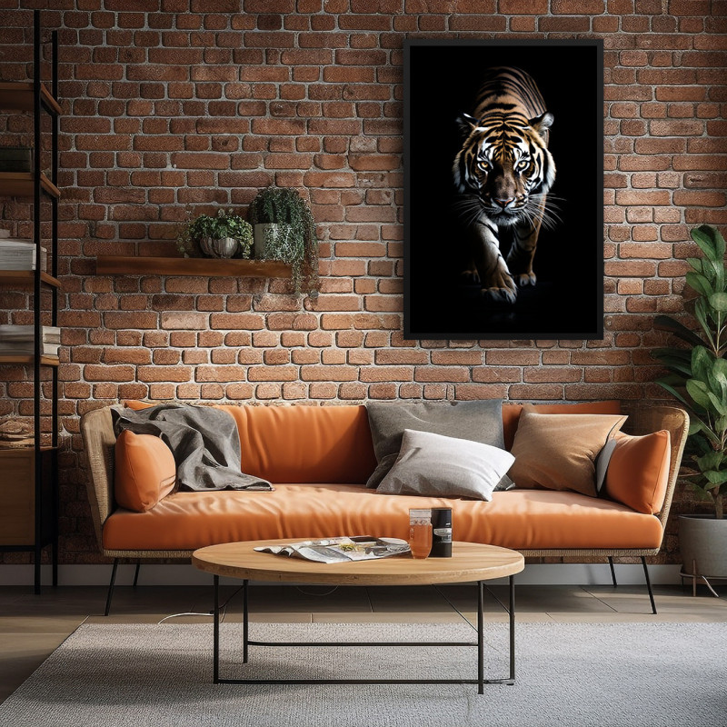 Quadro Decorativo Tigre