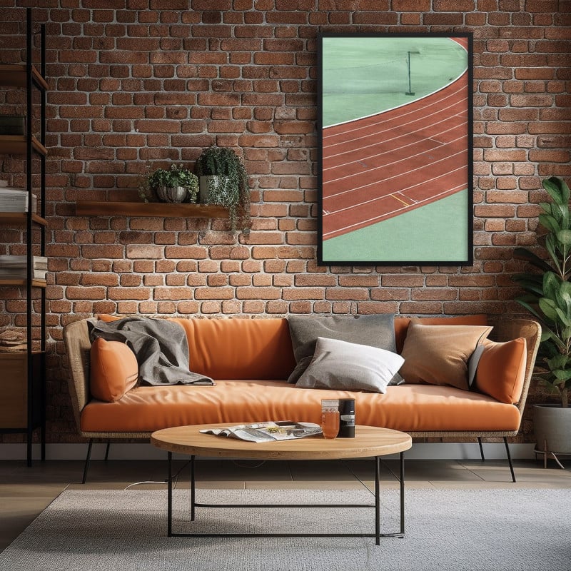 Quadro Decorativo Pista de Atletismo