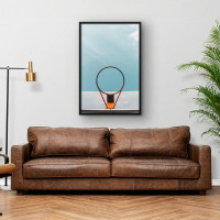 Quadro Decorativo Basquete Sob o Céu