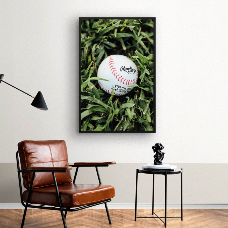 Quadro Decorativo Bola de Beisebol