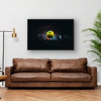 Quadro Decorativo Bola em Movimento