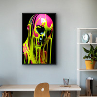 Quadro Decorativo Banho Neon