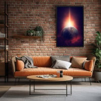 Quadro Decorativo Cometa na Terra