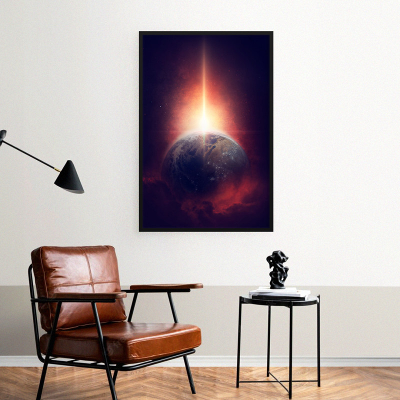 Quadro Decorativo Cometa na Terra