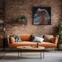 Quadro Decorativo Nebulosa Cabeça de Cavalo