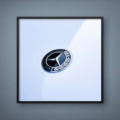 Quadro Decorativo Emblema Mercedes-Benz