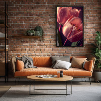 Quadro Decorativo Tulipas Rosa