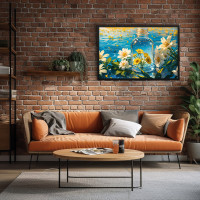 Quadro Decorativo Lago Florido