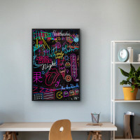 Quadro Decorativo Conjunto Neon