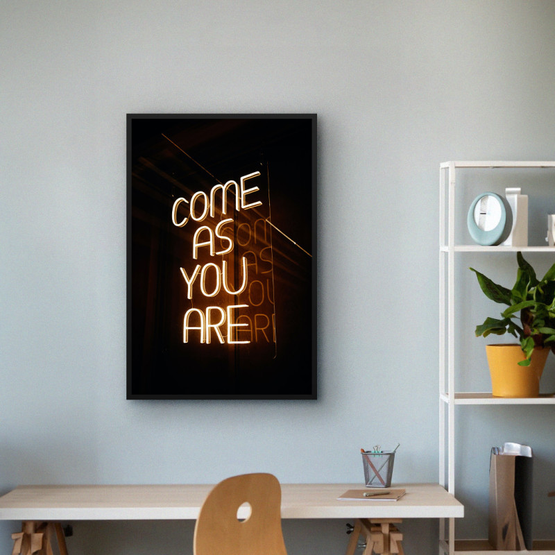 Quadro Decorativo Come As You Are