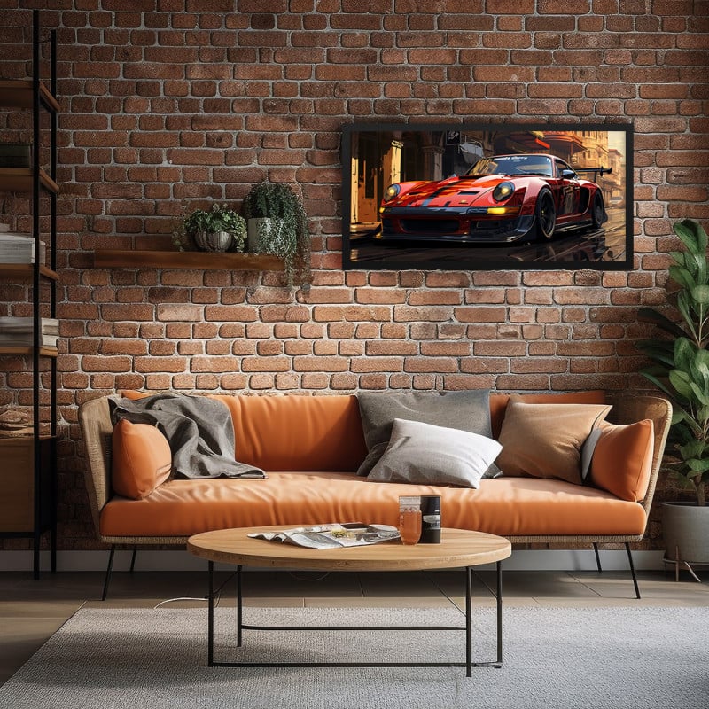 Quadro Decorativo Porsche Tunado