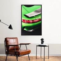 Quadro Decorativo Diabo Verde