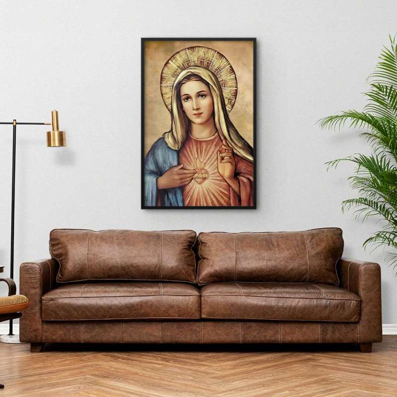 Quadro Decorativo Sagrado Coração de Maria I