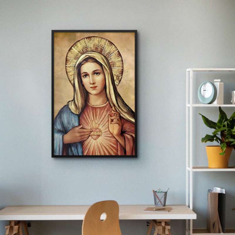 Quadro Decorativo Sagrado Coração de Maria I