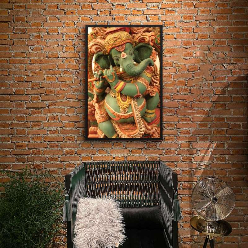 Quadro Decorativo Estátua Ganesha