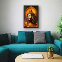 Quadro Decorativo Buda Feliz