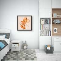 Quadro Decorativo Ratinho Skatista