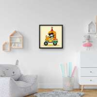 Quadro Decorativo Ursinho Motorizado