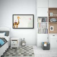 Quadro Decorativo Interações Animais